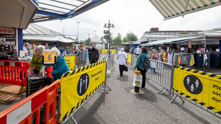 Our famous Bury Market – we’re open, so come on down!