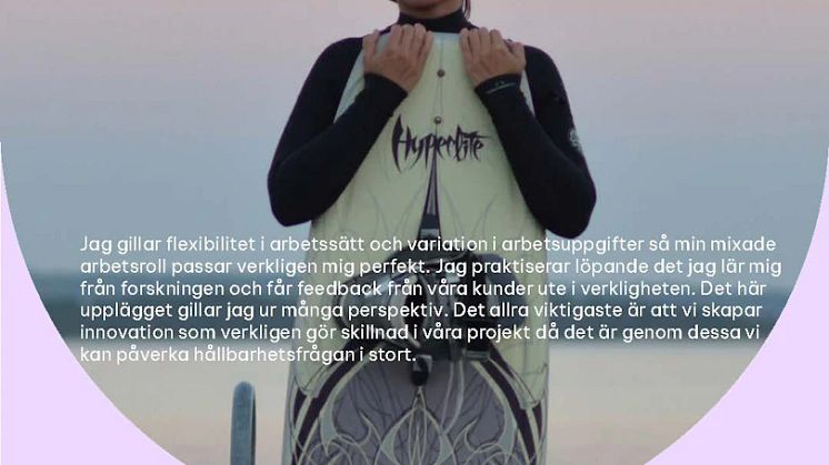 Cecilia tar hållbart brandskydd in i framtiden