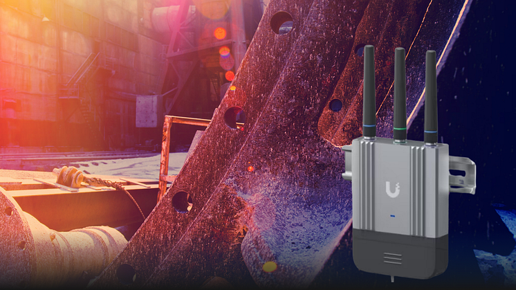 Säker uppkoppling för industriella miljöer – Ubiquiti UMR-Industrial