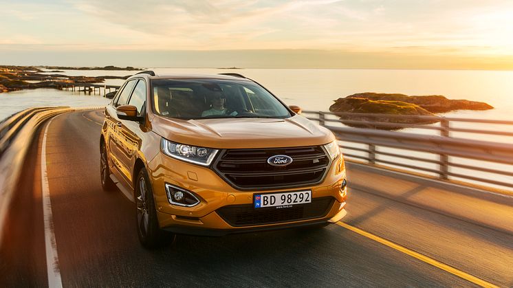 Ford-lansering av nye Edge og Ranger i Molde