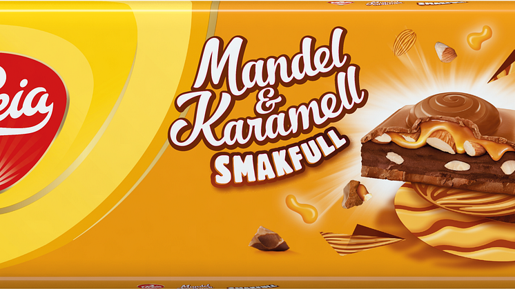 Freia Smakfull Mandel & Karamell, 300g
