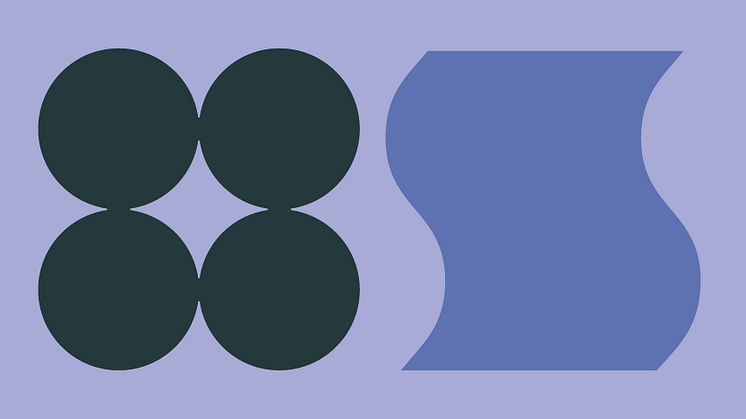 Grafiska element från Konstnärsnämdens visuella identitet