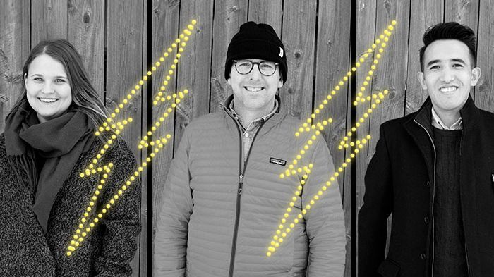 Fr v Lovisa Lidåker, Eskil Laago och Amir Faqiri