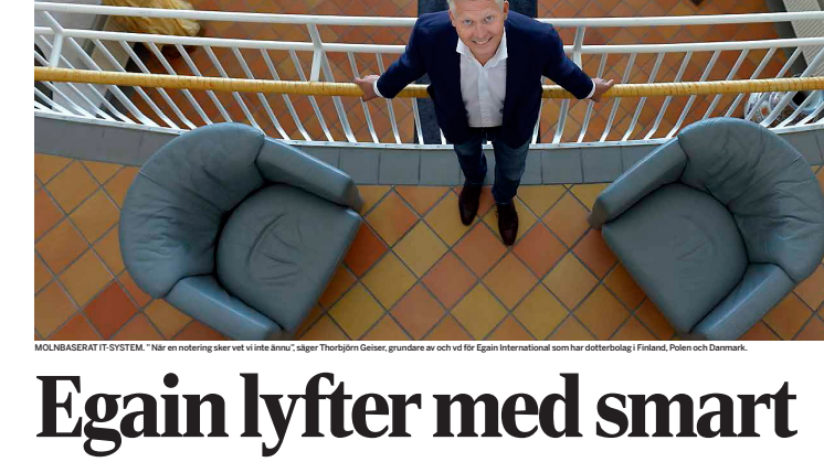 eGain lyfter med smart miljöteknik