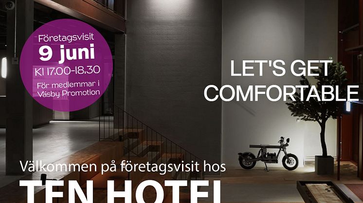 Företagsvisit hos TEN HOTEL