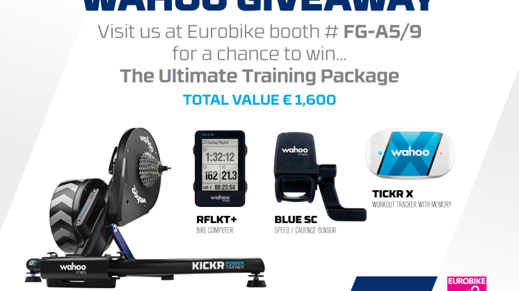 Visit Wahoo Fitness at Eurobike for a chance to win The Ultimate Training Package