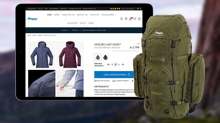 Bergans med internasjonal storsatsing på netthandel 