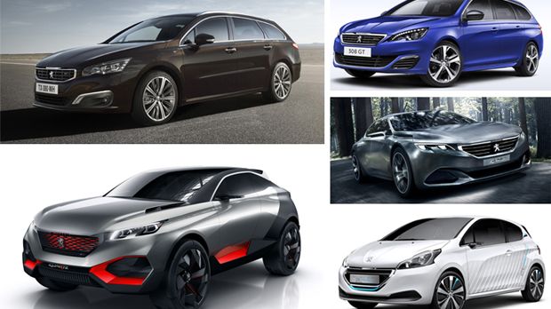 Peugeot på bilsalongen i Paris: Världspremiär för 508 och 308 GT - flera spännande konceptbilar