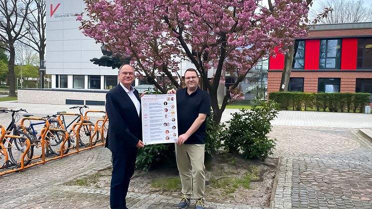 Die Organisatoren der Ringvorlesung: Prof. Dr. Steffen Wittkowske und Michael Otten. ﻿