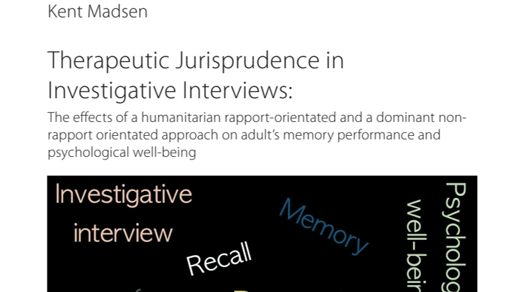 Therapeutic Jurisprudence in Investigative Interviews