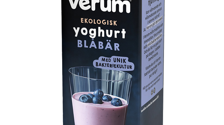 Verum Yoghurt Blåbär Ekologisk