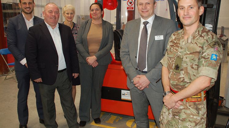 Regiment Sgt Major Gavin Groves joins Southern, Chichester College and the charity Building Heroes