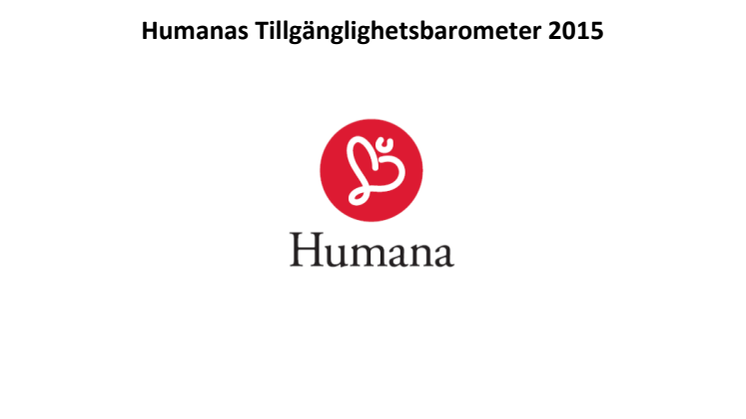 Tillgänglighetsbarometern 2015