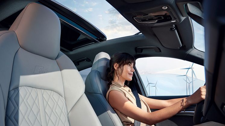 Audi e-tron Sportback ved Amager Strandpark, Danmark