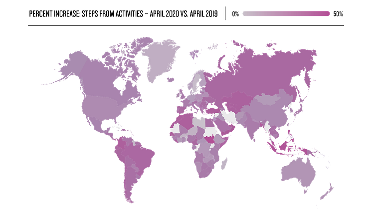 Grafik "Schritte aus Aktivitäten" 