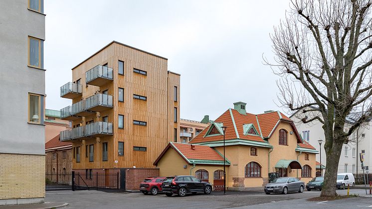 Förtätningsprojektet gamla brandstationen, kv Brandstationen 6.