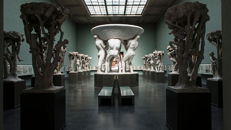 The Fountain Hall in the Vigeland Museum.