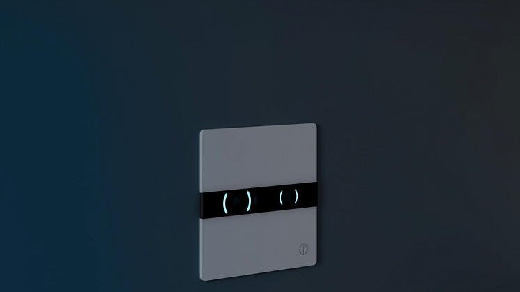 Control panel sensor with light