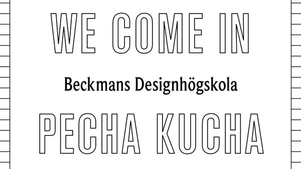 PechaKucha på Beckmans