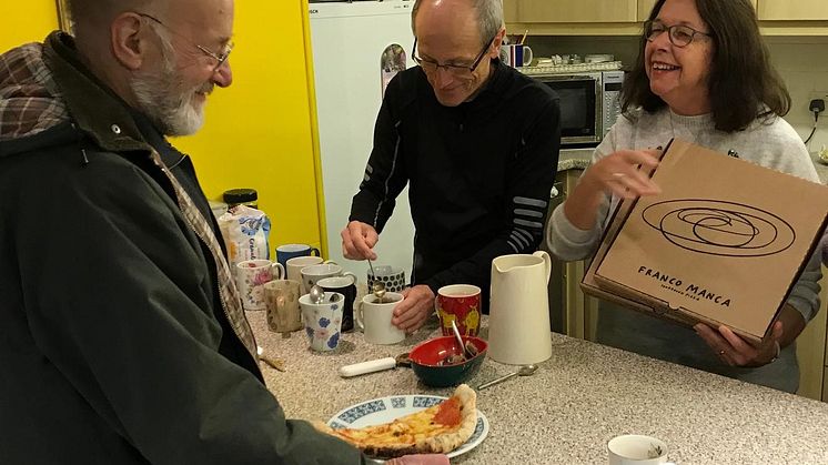 Routes to Roots clients at one of the regular drop-in sessions