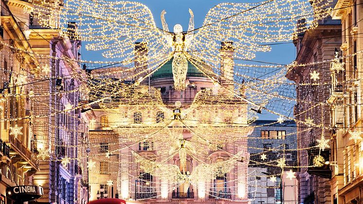 Norwegian tipsar om julmarknader - här är en bild från London 