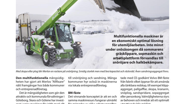 Allfixande Merlo byter skepnad efter årstid