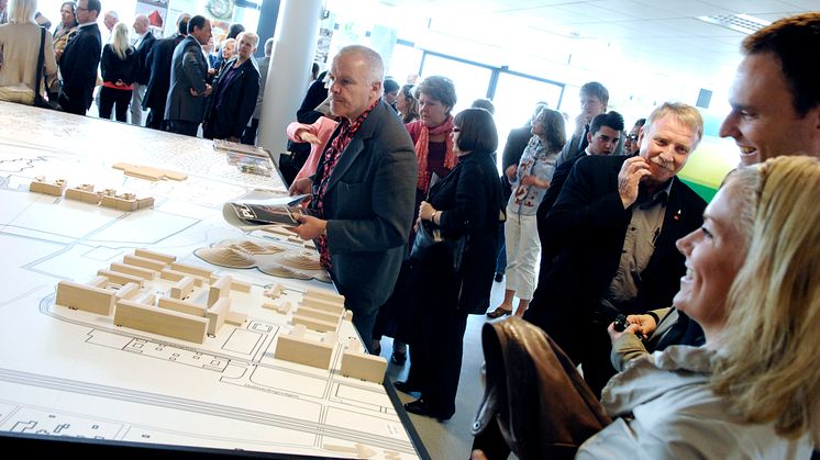 Mingel från invigningen av Hyllie Infocenter