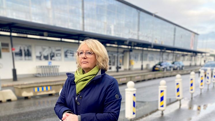 Irene Svenonius (M) på Bromma flygplats