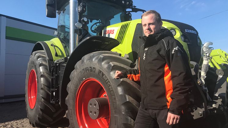 Trond Widar Løyning og firmaet Traktor og Maskin AS blir ny CLAAS forhandler i Agder.
