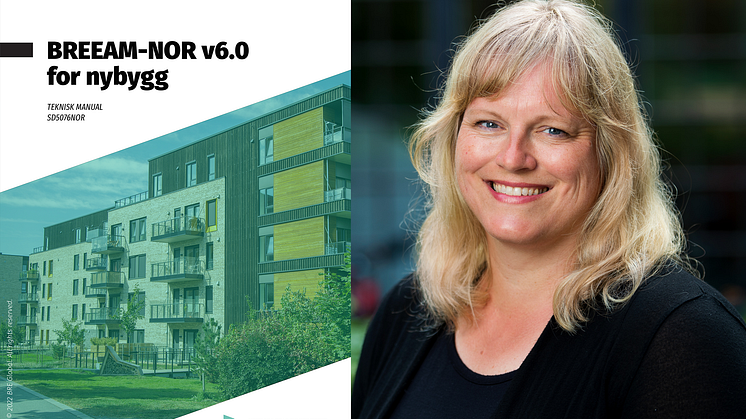 Leder for BREEAM i Grønn Byggallianse, Viel Sørensen, er stolt over å lansere BREEAM-NOR v6.0. Foto: Finn Ståle Felberg.