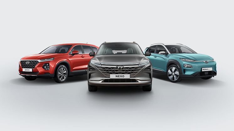 Helt nye Hyundai KONA electric kombinerer to av de viktigste trendene i bilmarkedet; elbil og kompakt-SUV