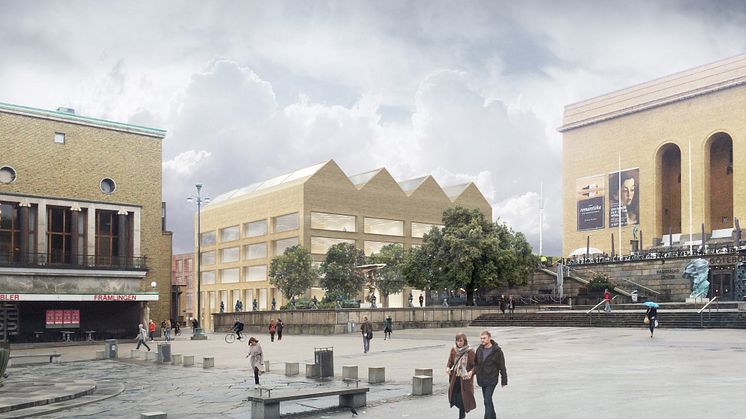 Utvecklingsplan Näckrosen, Nya konst, Göteborgs universitet