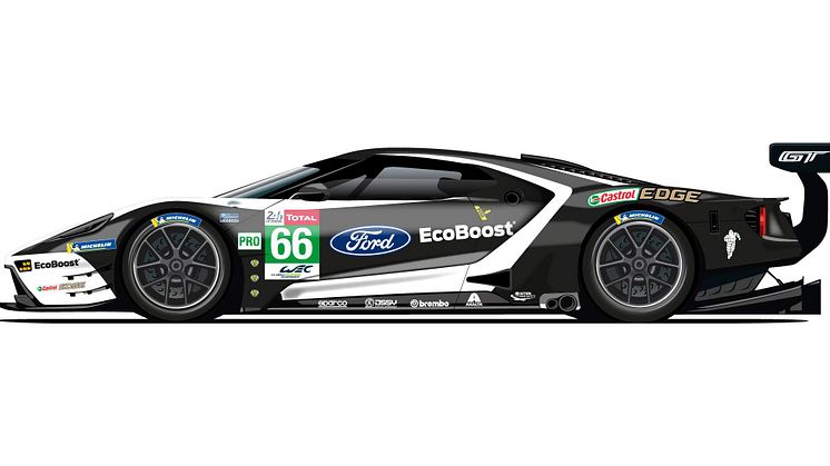 Ford hylder Le Mans-sejre med unikke Ford GT-design