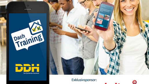 Spielerisch lernen mit der App „Dach Training“ von DDH