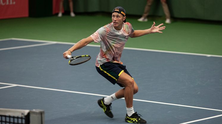 Leo Borg på Kungl. Tennishallen