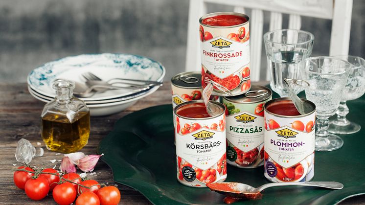 Smakrika italienska körsbärs- och plommontomater från Zeta