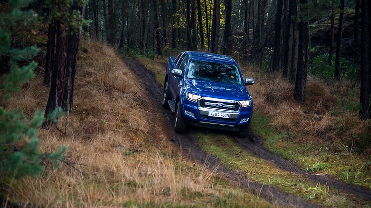 Neste generasjon Ford Ranger pickup med redusert forbruk, dristig design og avanserte teknologier
