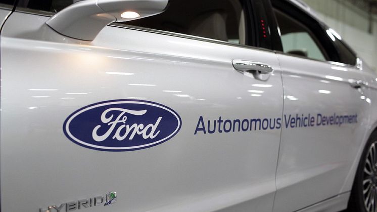 Fords selvkørende biler fører an