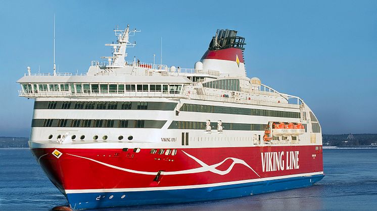 Viking Lines fartyg Viking XPRS blir finskflaggat.