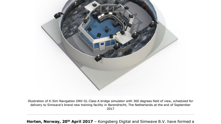 Kongsberg Digital: New Strategic Partnership with Simwave Includes one of the Largest KONGSBERG Simulator Deliveries Ever  