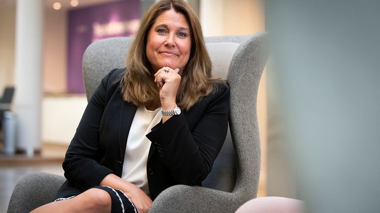 Bilde: Siv Hjellegjerde Martinsen, administrerende direktør i Lindorff.  