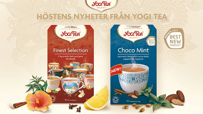 YOGI TEA lanserar två nya te-askar – Finest selection och Choco Mint