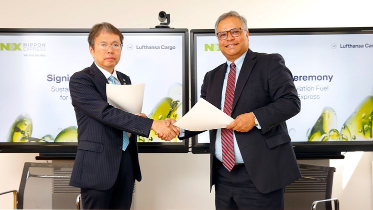 Lufthansa Cargo and Nippon Express Europe conclude SAF agreement