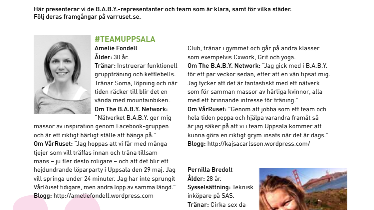 Vår Ruset i samarbete med The B.A.B.Y. Network 