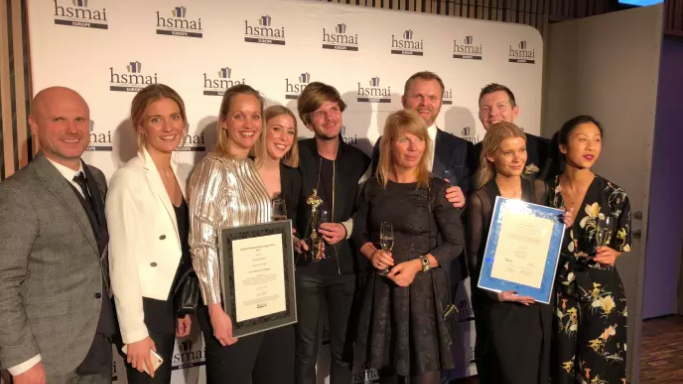 Clarion Hotel ble hedret av reiselivsbransjen for #WeAreClarion-kampanjen under HSMAI Prisene onsdag kveld.