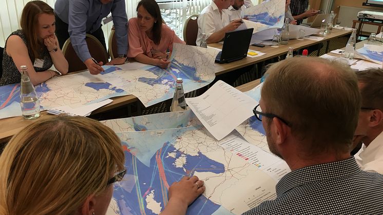 Fotograf: Laura Melne. Havsplanerare i arbete i projektet Baltic SCOPE