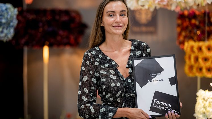 Svea Barone årets vinnare av Formex Design Talents