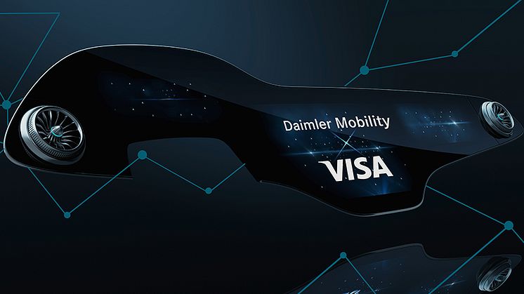 Daimler Mobility und Visa starten globale Technologie-Partnerschaft, um E-Commerce ins Auto zu integrieren