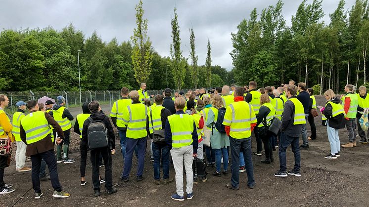 Invigning NSR biokolsanläggning m gäster