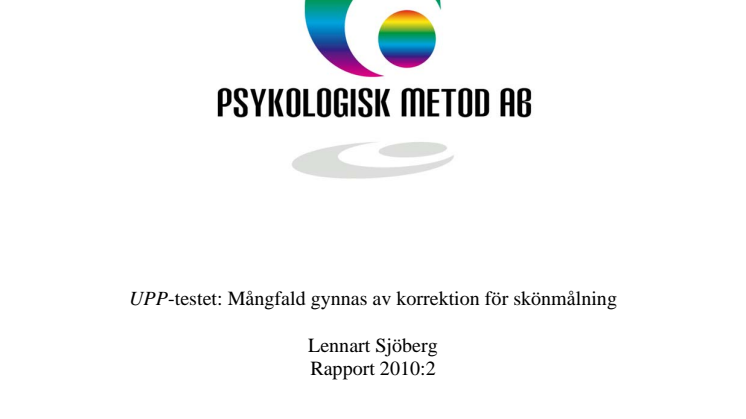 Personlighetstest som gynnar jämställdhet och mångfald